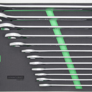 Jonnesway Csillagvilláskulcs készlet 15 db-os , polifoam tálcán